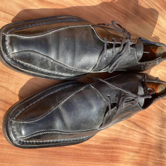 Men\'s black dress shoes main image 4
